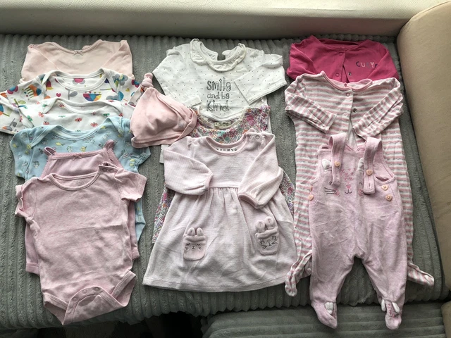 baby Girl clothes Large Bundle size 0-3 3-6 months Including Next Disney