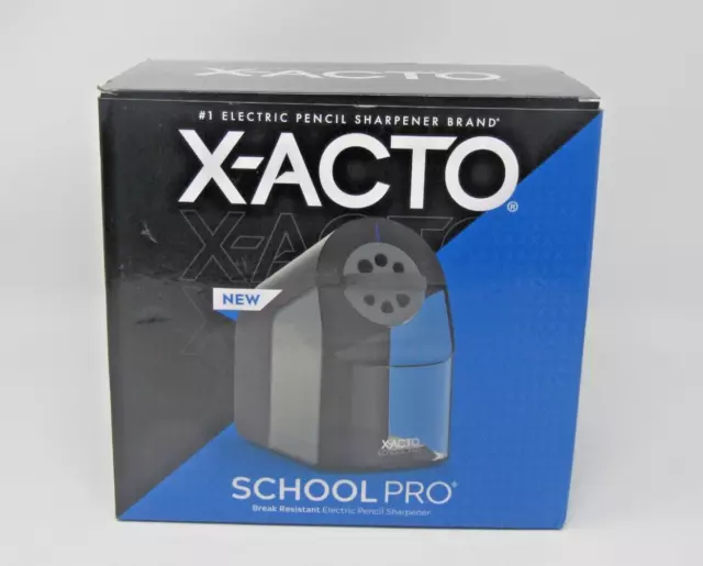 New X-ACTO School Pro Electric Pencil Sharpener Brand Break Resistant