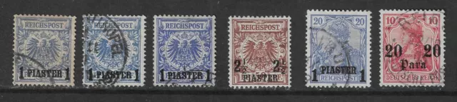 Turkey - Post Office - Selection 6V - Used - Empire / Overprints