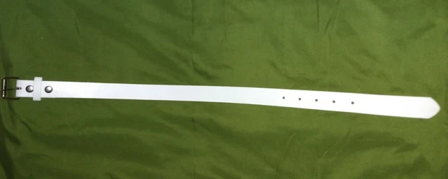 Kids Cool Leather Belt Solid White *New w/o tags* {25 inches long} Clearance