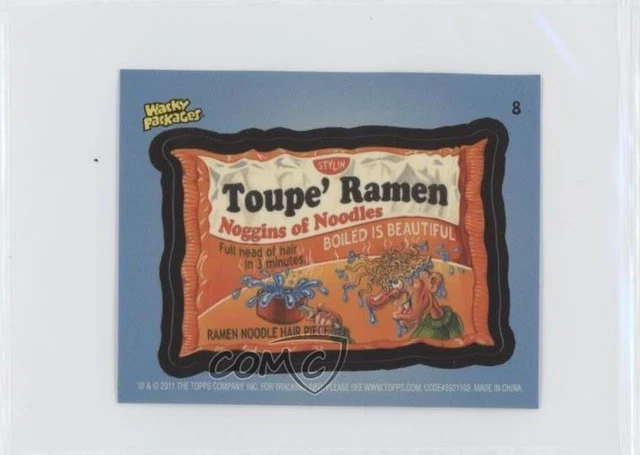 2011 Topps Wacky Packages Erasers Series 2 Toupe' Ramen #8 6f8