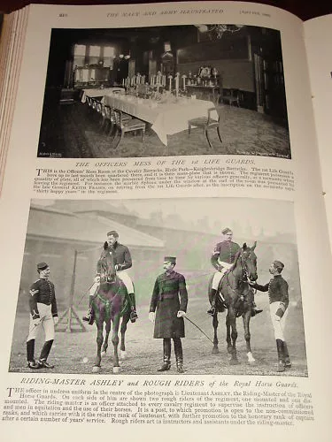 1896 Officers Mess 1St Life~ R.m.ashley Horse Guards