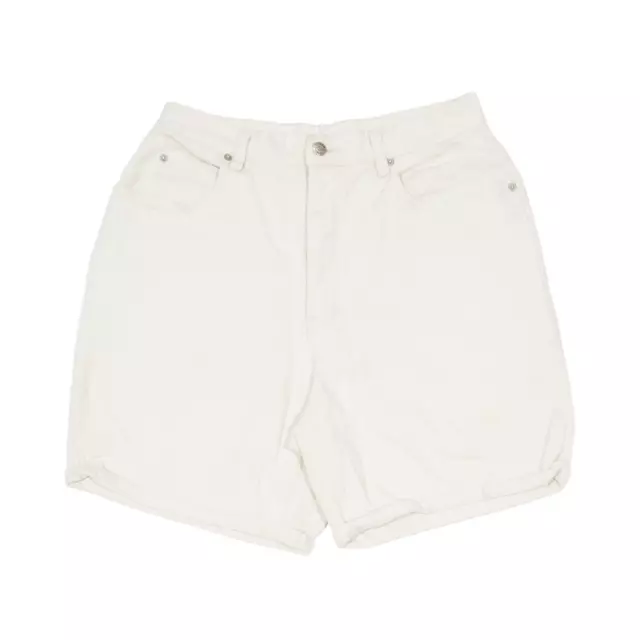 DENIM REPUBLIC Denim Shorts Cream Regular Womens M W30