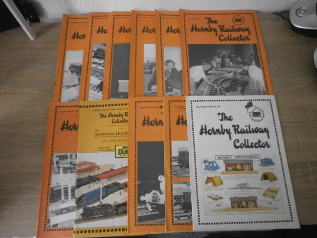 130 Hornby Railway Collector Magazines 1988-1998 Full Yearly Issues