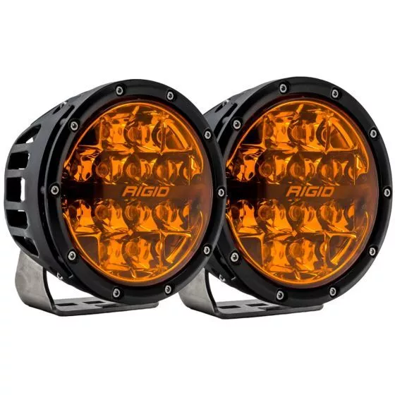 Rigid Industries 36210 360-Series 6 Inch LED Léger Spot Avec Ambre Pro Lens Pair