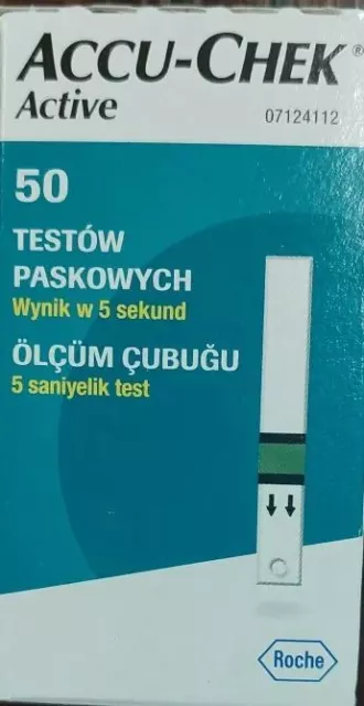 Accu-Chek Active 50 Test strips EXP: 2025-03-18