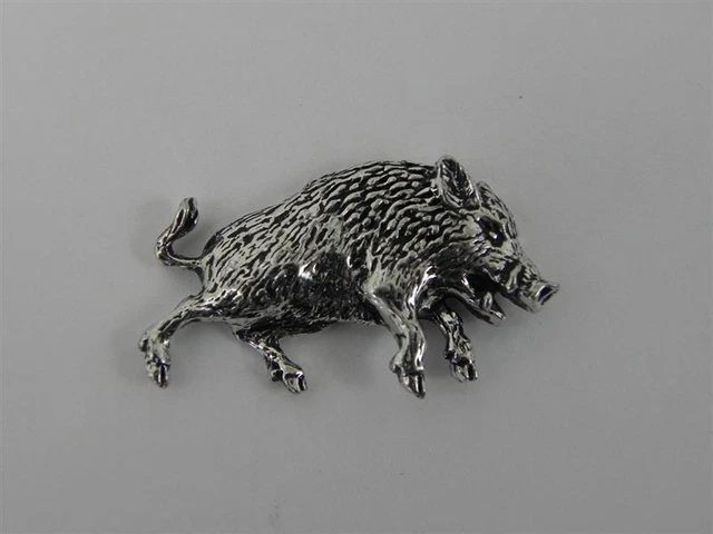 Jabalí Pin de Solapa Pin Jabalina Caza Agujón