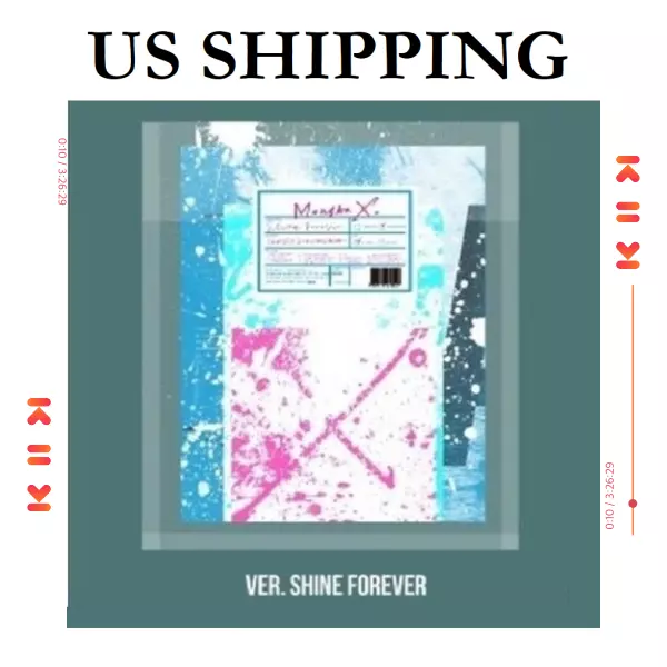 *US SHIPPING MONSTA X [SHINE FOREVER] 1st Repackage Album [SHINE FOREVER Ver.]