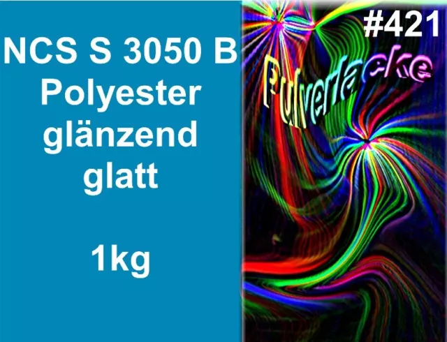 VERNICE IN POLVERE polvere di rivestimento rivestimento rivestimento in polvere NCS-S-3050 B blu lucido