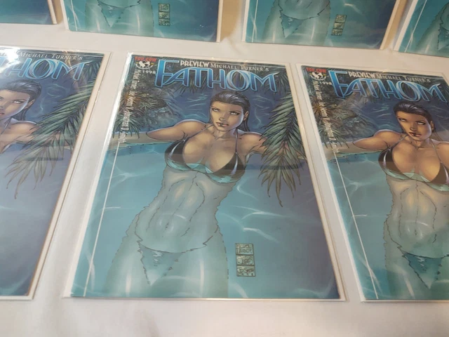9 Fathom: Preview Special 1st Appearance Michael Turner Top Cow Comic Book 8