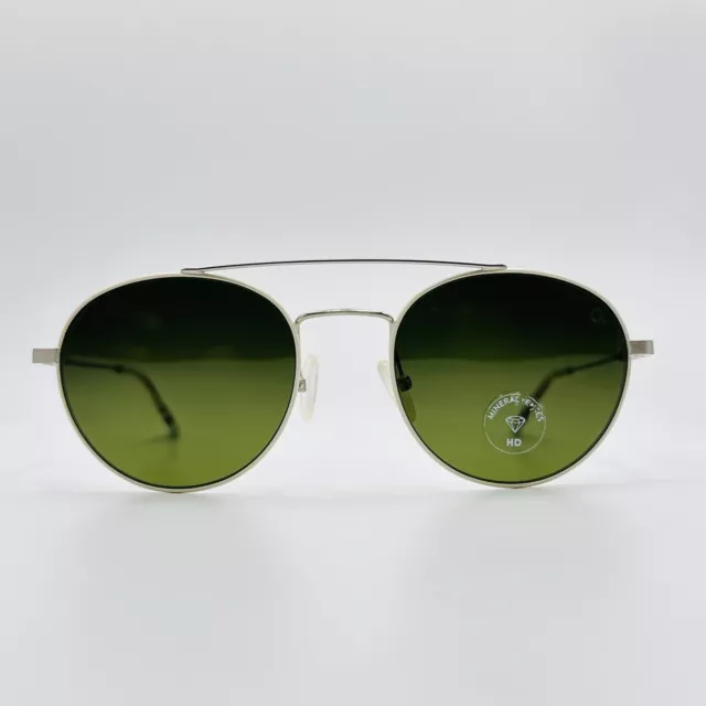 Etnia Barcelona Sonnenbrille Damen rund weiß silber BORN SUN 50/19 145 NEU