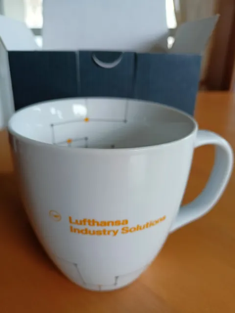 *** Lufthansa Industry Solutions Kaffeebecher für Sammler - neu & ovp ***