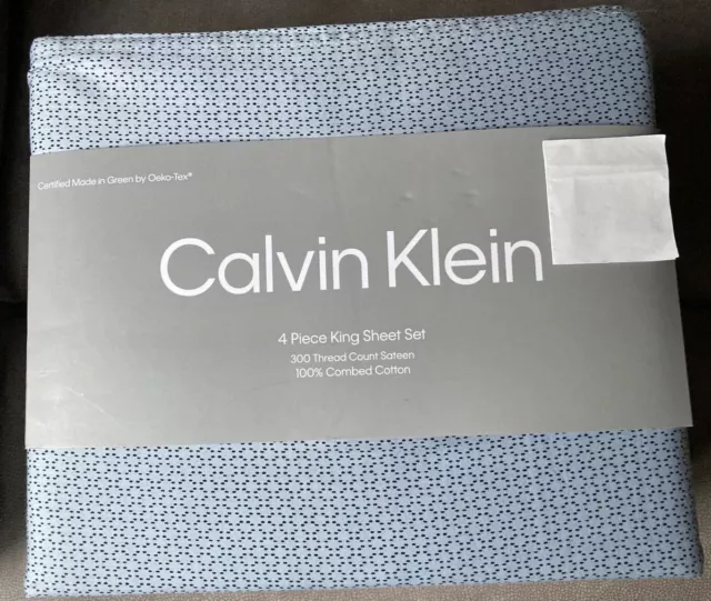 Calvin klein combed cheap cotton sateen sheets