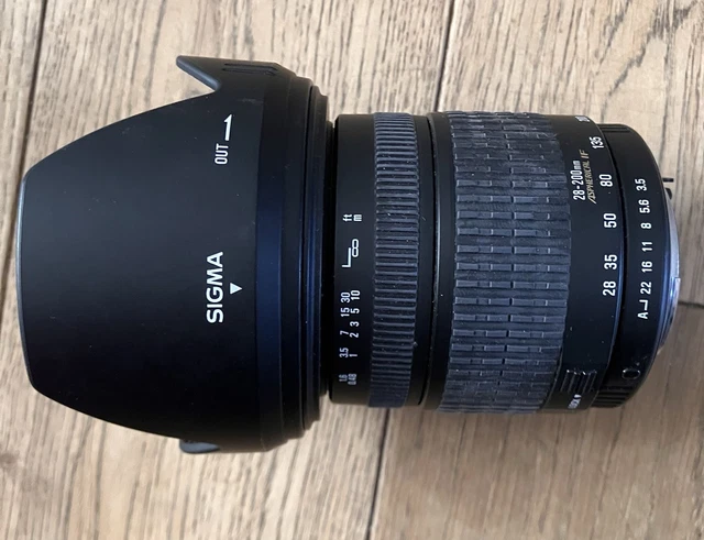 Objectif Sigma 28-200mm F/3.5-5.6 DL Hyperzoom Macro - Vendu Pour Pièces/réparation