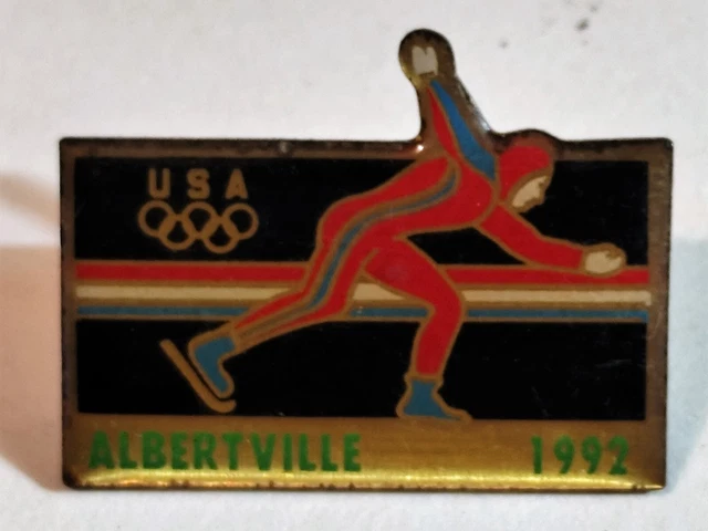 PIN'S Pins Pin Enamel 7 JO ALBERTVILLE 92 OLYMPIQUE 1992 saut À Ski