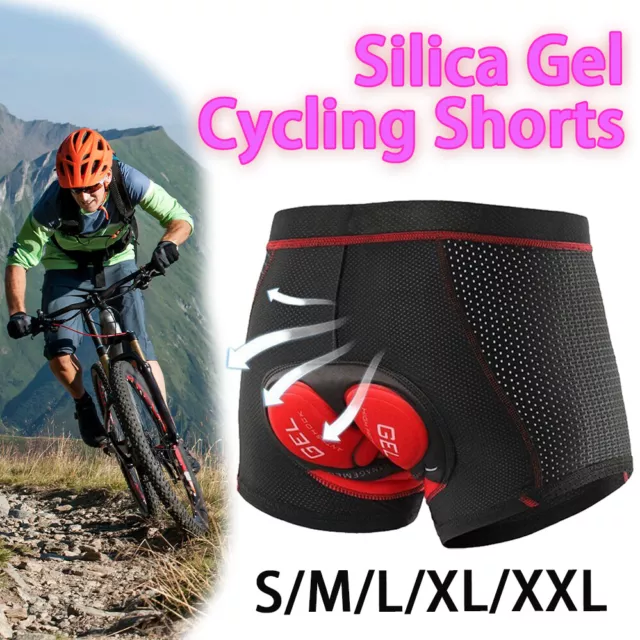 Bicycle Shorts 3D Gel Padded Bike Shorts Men Cycling Underwear Short Pants AU