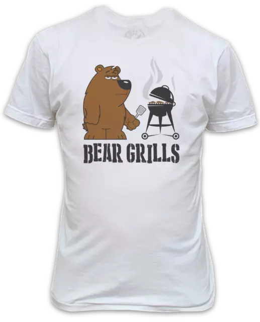 T-shirt orso griglie - design divertente regalo ideale