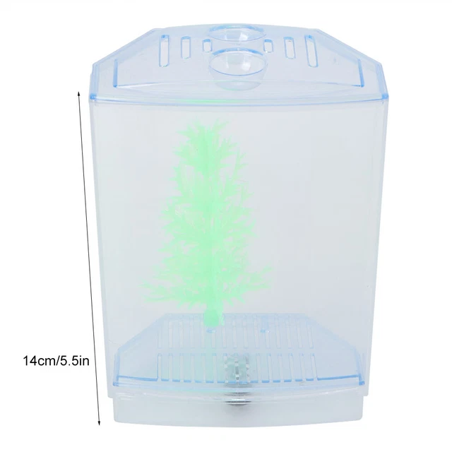 Mini Fish Tank Aquarium Transparent Water Plants Breeding Box Hatching Incuba GT 5