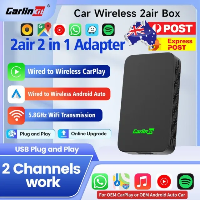 Carlinkit 5.0 for Wireless CarPlay Box Android Auto Dongle Car Player Activator