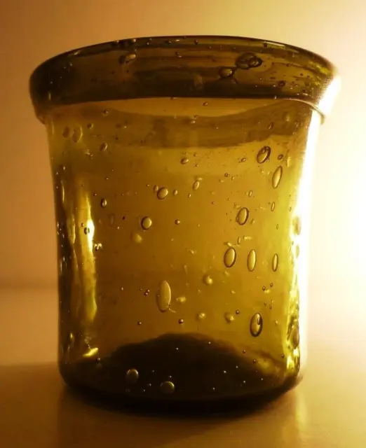 WALDGLAS 17. – 18. Jahrhundert Abgabe Gefäß Abriss Flasche Napf Apotheker Glas