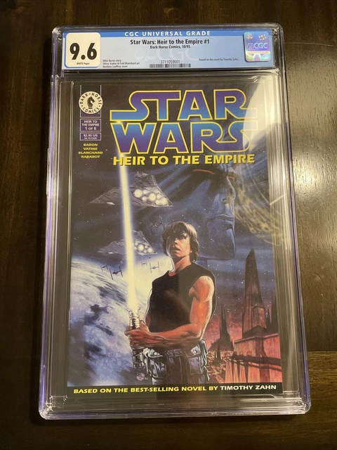 Star Wars Heir To The Empire #1 Cgc 9.6 1St Thrawn Dark Horse Comics