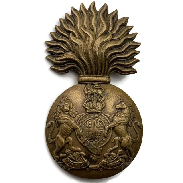 Original WW1 Royal Scots Fusiliers (Scottish) Regiment Cap Badge