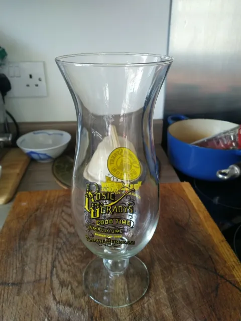 9.5" Rosie O'Grady’s Good Time Emporium Home of Flaming Hurricane Beer Glass