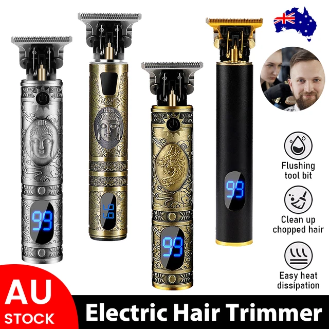 Men Portable Electric Hair Trimmer Clippers Beard Shaver Cutting Cordless AU