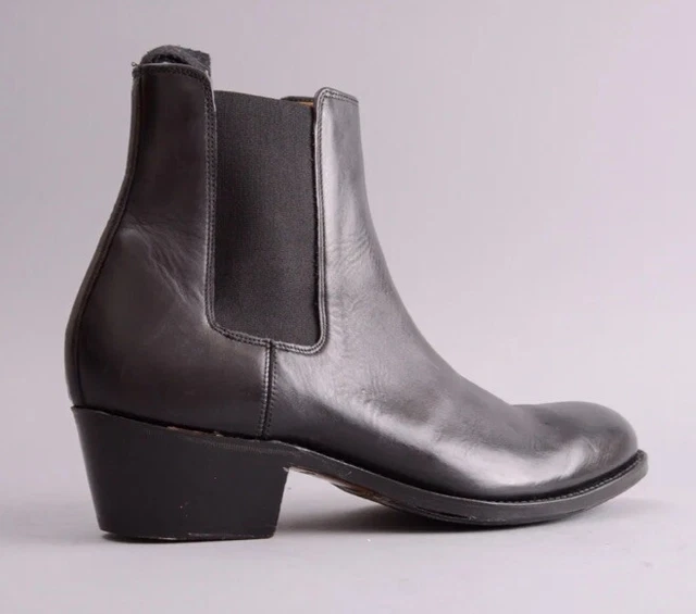 mens heeled chelsea boots