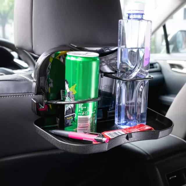 Universal Car Back Seat Folding Table Drink Food Cup Tray Car Holder Stand Desk