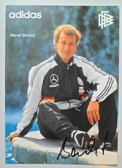 Carte Autographe Originale Rainer Bonhof (Borussia Mönchengladbach) Signée