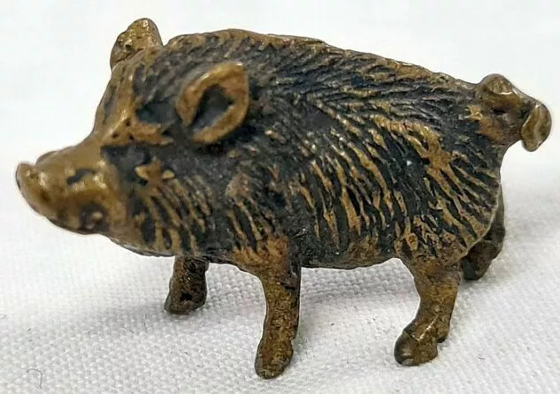 Antike Wiener Bronze, Schwein / Wildschwein - Franz Bergmann? ~1900