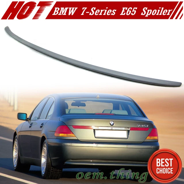 thumbnail image 2 of Unpainted Rear Trunk Spoiler For 02-05 BMW E65 7 Series 745i 760Li – A Style PU Wing – IKON MOTORSPORTS 2 of 2