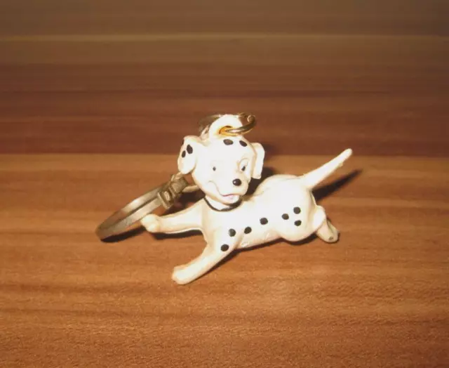 Dalmatians PVC Vintage Figurine Dog Key Ring Key Rings