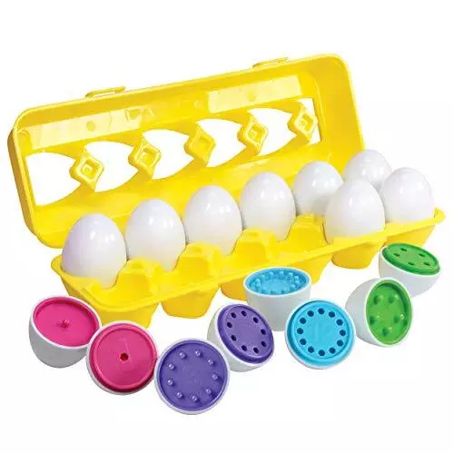 Kidzlane Color Matching Egg Set - Juguetes para niños pequeños - Educational Color & Number Reco