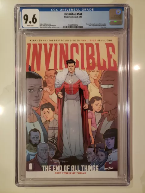 Invincible #144 Image Comics CGC 9.6 Final Issue