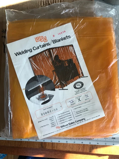 gold welding curtain - NOS
