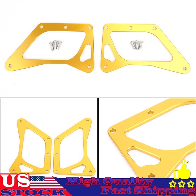 LED Motorcycle Headlight Fog Light ALU Fit Honda Grom125 MSX SF 13-19 GD 3Row S3