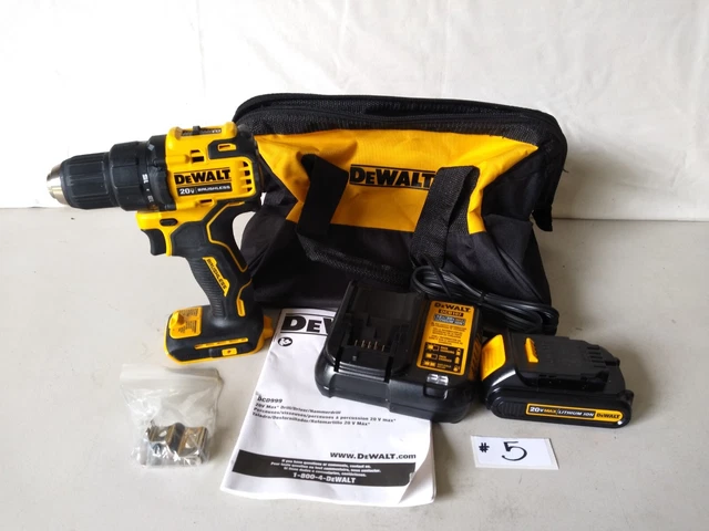 DEWALT DCD708C2 ATOMIC 20V MAX BL Li-Ion 1/2 in. Drill Complete #5