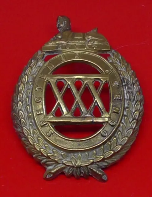 Cambridgeshire 30th Regiment of Foot Glengarry Cap Badge British Army