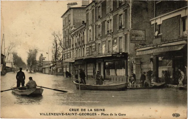 CPA Villeneuve Saint-Georges - Place de la Gare (275448)