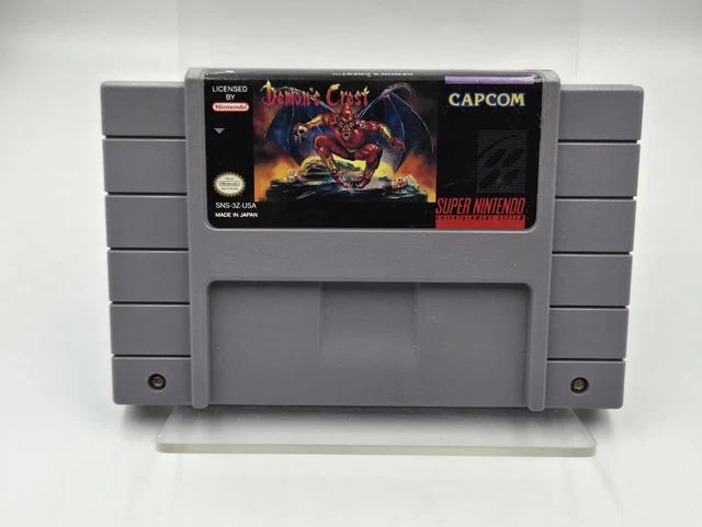 Demon's Crest Sur SNES - Version Complète FR - Très Bon état - RARE - PAL