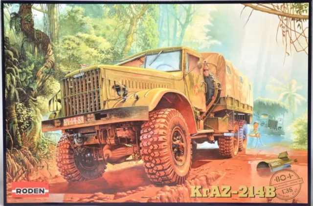 Roden 1/35 Maßstab KrAZ-214B Kunststoff Modellbausatz (ROD804)