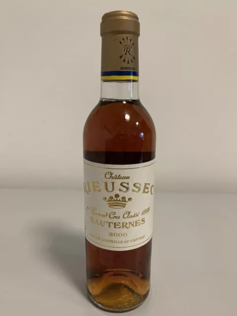 BOUTEILLE CHATEAU RIEUSSEC SAUTERNES 2006 GRAND CRU CLASSE’  1855  375 ml