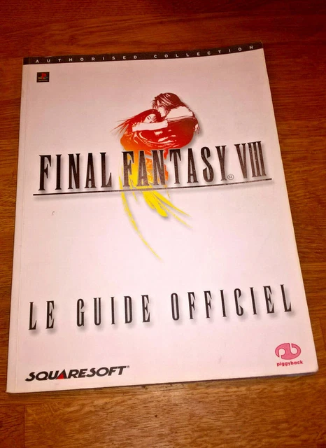Guide Officiel Final Fantasy VIII – Piggyback, Version Française VF, Bon état