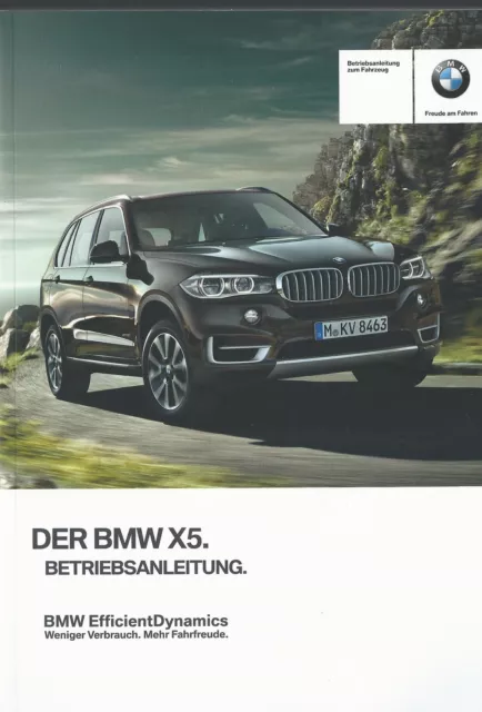 BMW X5 F15 Betriebsanleitung  2015 Bedienungsanleitung Handbuch  BA