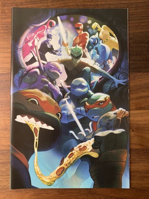 Mighty Morphin Power Rangers/Teenage Mutant Ninja Turtles #5 Del Mundo Virgin Nm