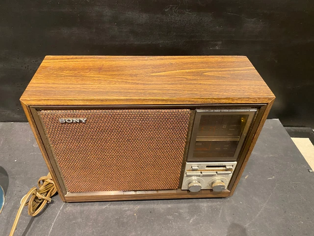 VINTAGE SONY RADIO AM FM Tabletop Model ICF-9660W $20.00 - PicClick