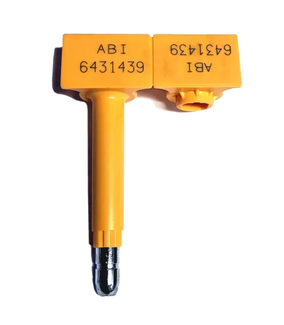Case of 199 VMI ANB SnapTracker Laser Marked Yellow Bolt Seals V52021000-06-ANB