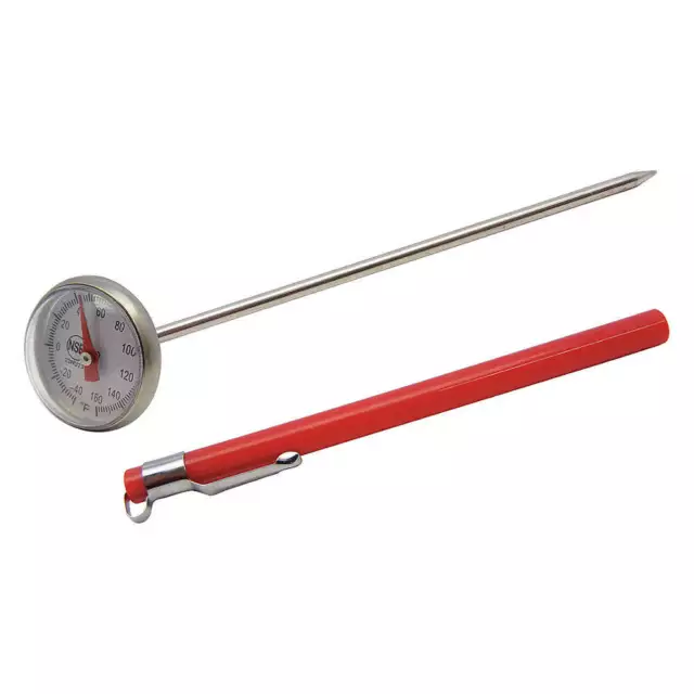 GRAINGER APPROVED 23NU23 Dial Pocket Thermometer,-40 to 160 F